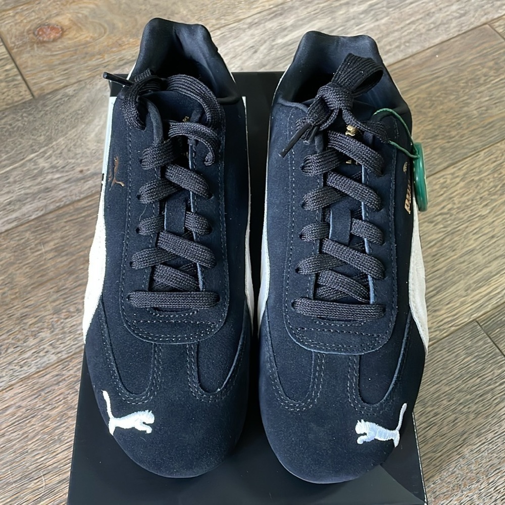Puma Speedcat OG Black White US M 5 / Fits W 6.5 Brand New Stock X Verified - Picture 1 of 7